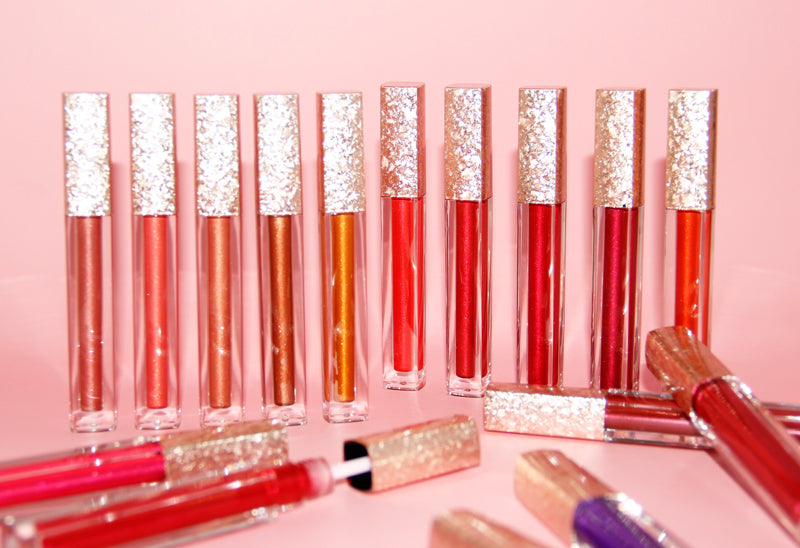 17 Colors Metallic Liquid Lipstick, Makeup, Shimmering Lip Gloss, Waterproof/Water-Resistant