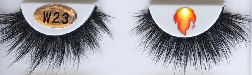 Fluffy 18-22 mm 3D Mink Eyelashes, Natural and Dramatic - Flawless Matrix