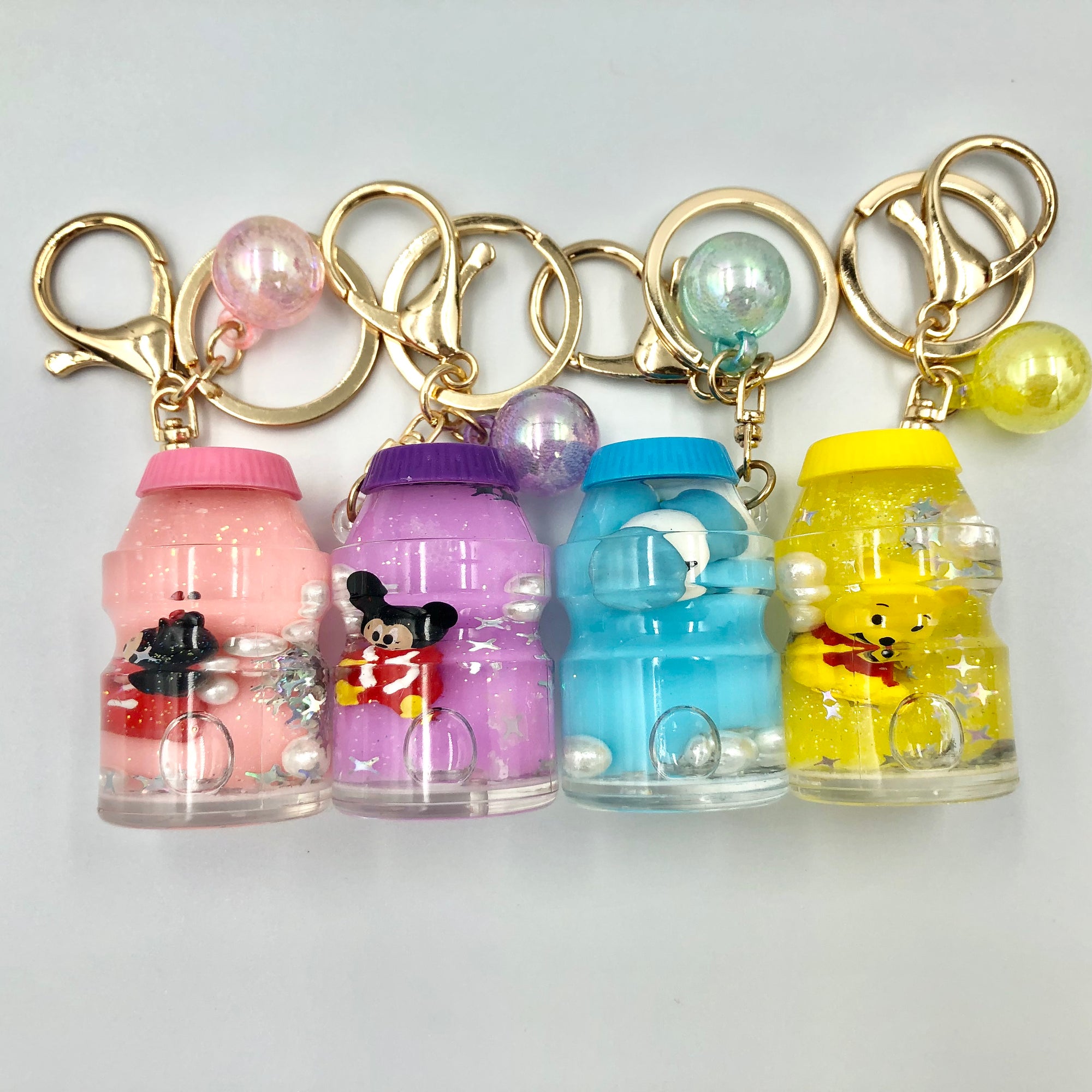 Disney Characters Liquid Keychain